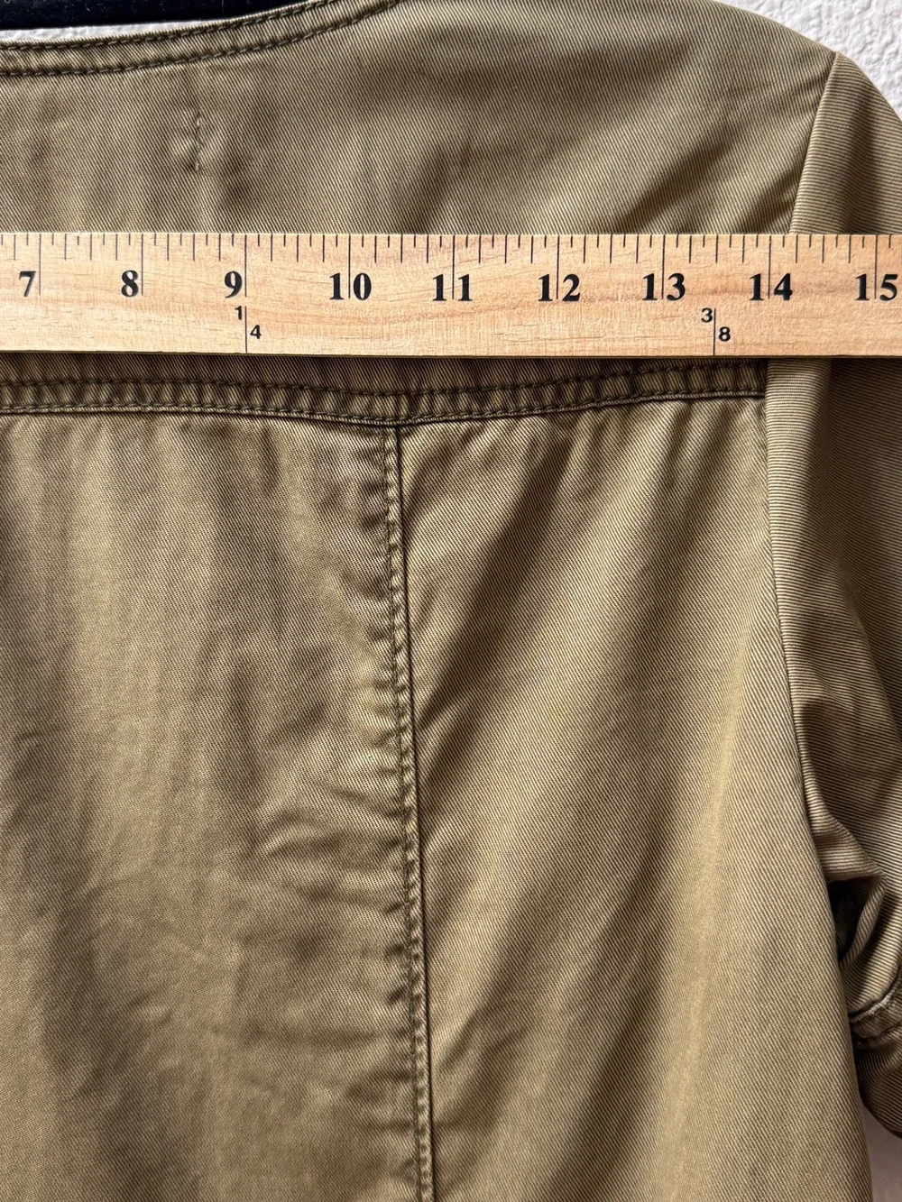 Anthropologie Pilcro and the Letterpress Lyocell Olive Green Utility Dress XS - Picture 11 of 11